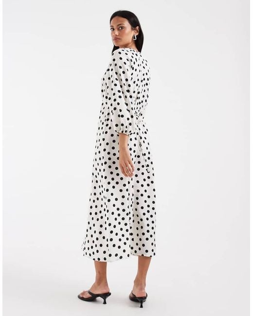ONLY White Belt Detail Maxi Dress