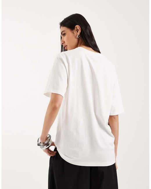 Brave Soul White Oversized Fit T-shirt