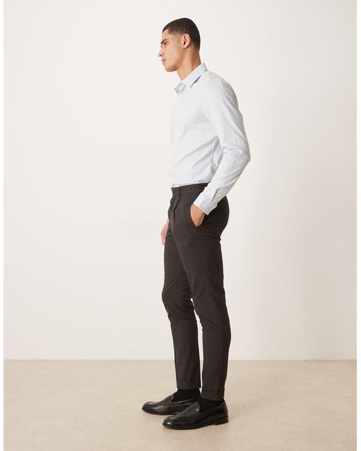 ASOS Black Skinny Suit Trousers for men