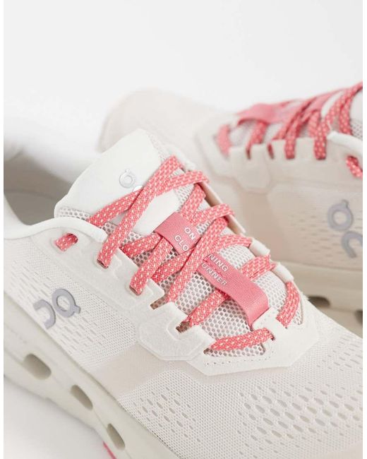 On Shoes White Cloudrunner 3 Running Trainers