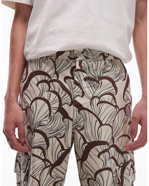 DOUBLE A by WOOD WOOD White Robert Cargo Trousers Co-ord for men