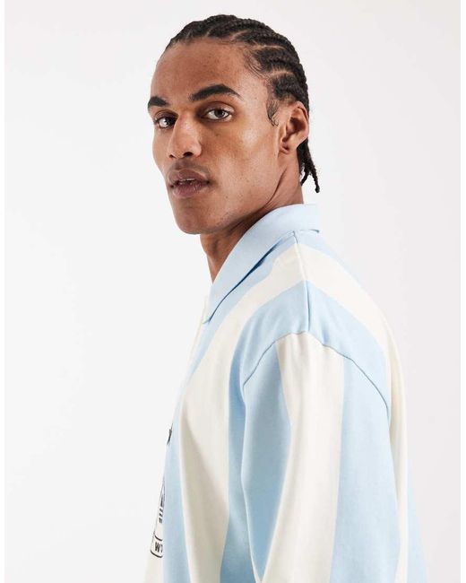 Adidas Originals Blue Graphic Polo