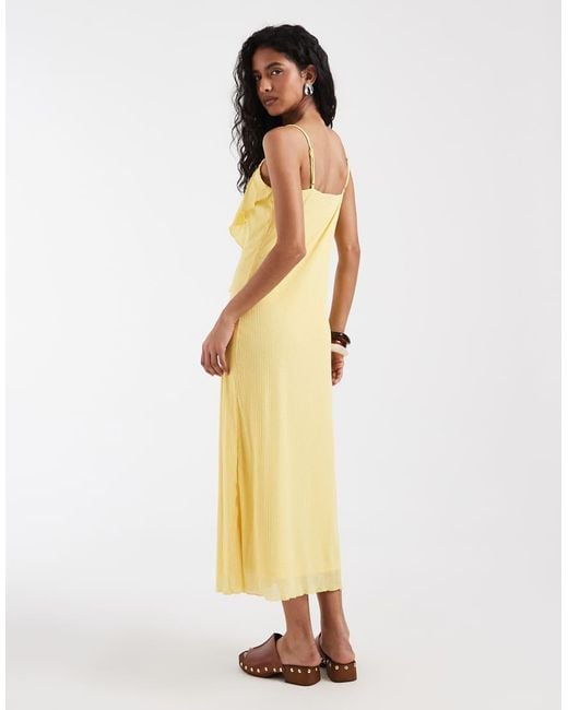 Vero Moda Multicolor Frill Trim Cami Midi Dress