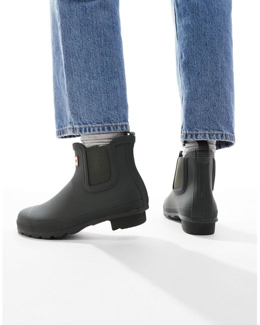 Hunter Blue Original Chelsea Boot