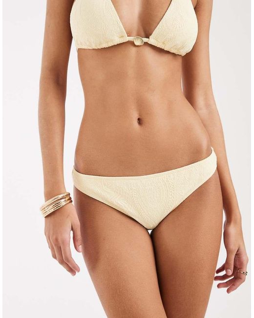 Hollister Natural Low Waist Bikini Bottom Co-ord