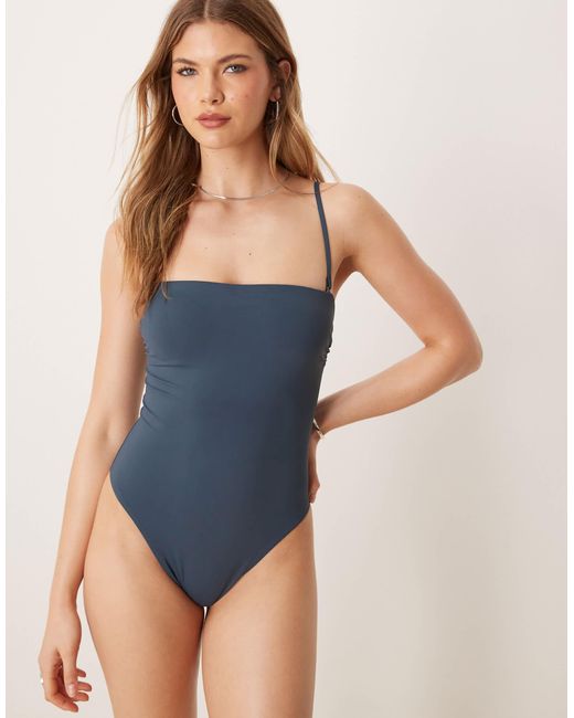 Calvin Klein Blue – bandeau-badeanzug