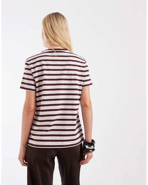 & Other Stories Red Relaxed Short Sleeved T-shirt