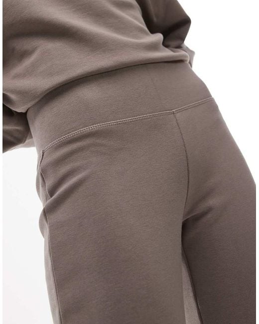 Joggers De Campana Claro De Tejido Suave De (Parte De Un Conjunto) Mango de color Brown