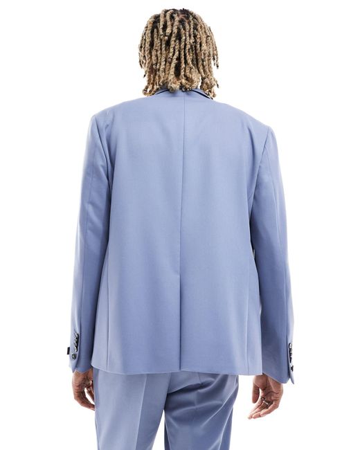 Twisted Tailor Blue Buscott Suit Jacket for men