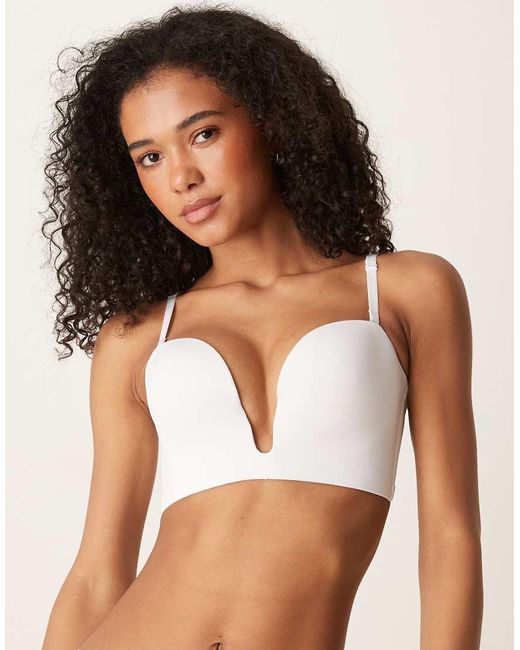 Boux Avenue White Strapless U-Wire Microfibre Multiway Bra