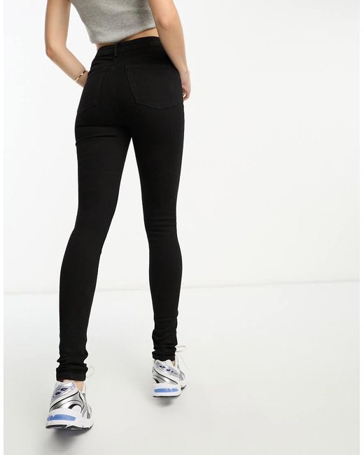Vaqueros Pitillo Negros De Asos Design Tall ASOS de color Black