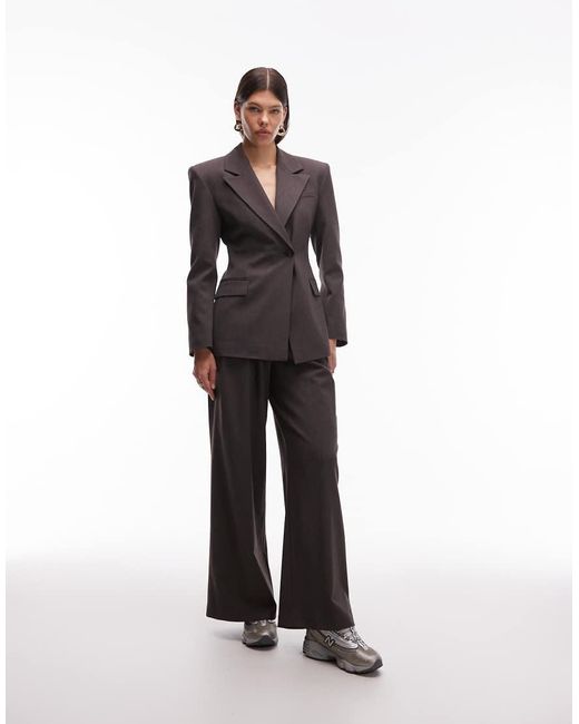 ASOS Getailleerde Blazer in het Natural