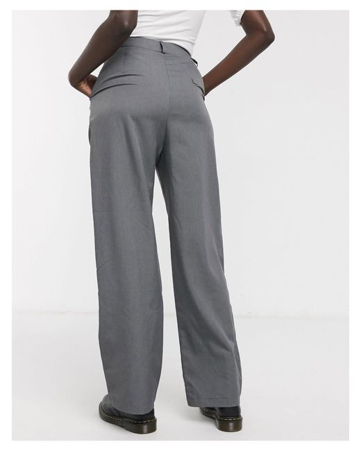 Daisy Street Synthetic Relaxed Wide Leg 
