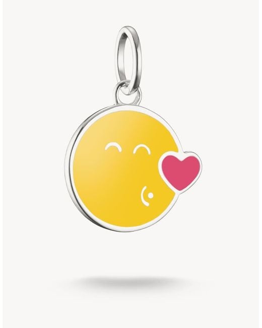 Thomas Sabo Metallic Smileyworld Kiss Charm Pendant Connect