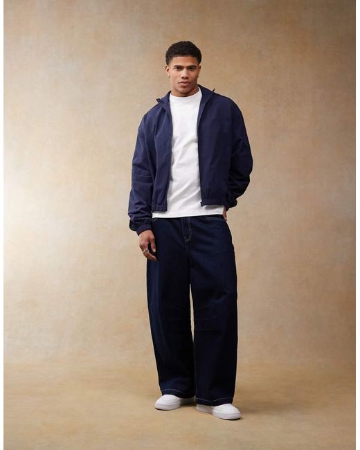 ASOS Oversized Trainingsjack in het Blue voor heren