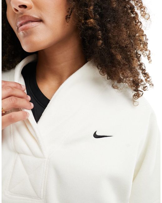 Nike Black One Therma-fit High-collared Long Sleeve
