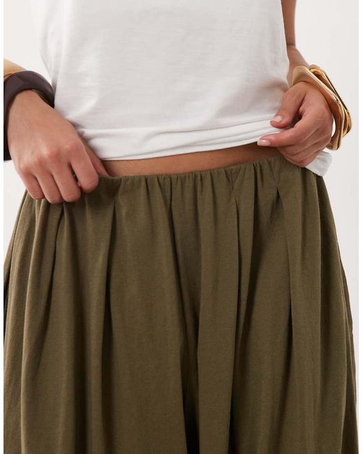 Miss Selfridge Green Balloon Pants