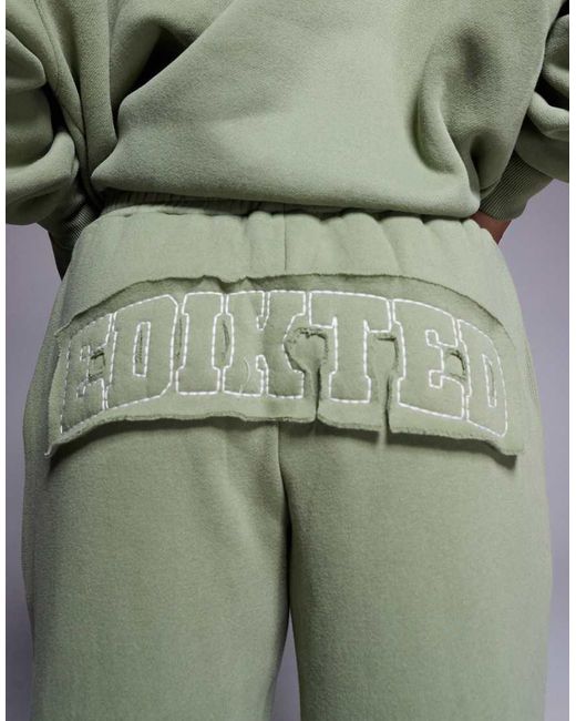 Edikted Green Co-Ord Forever Sweatpants