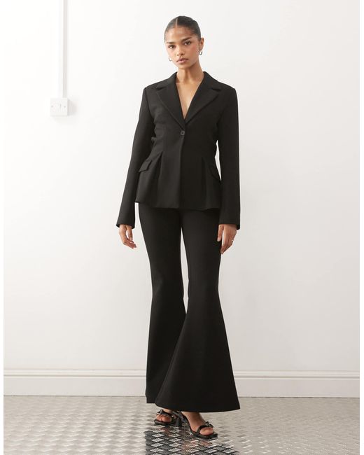 Blazer Monki en coloris Black