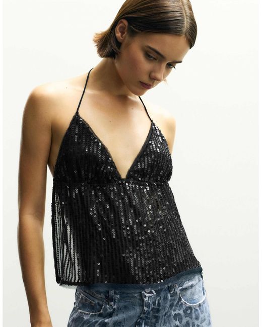 Pull&Bear Black – oberteil