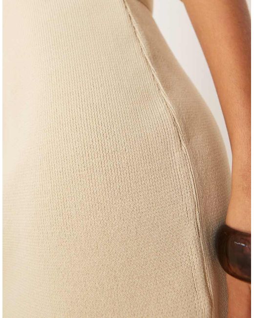 ASOS Natural Structured Mini Skirt Co-ord