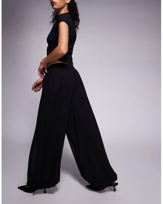 Pantalon ample orné AFRM en coloris Blue