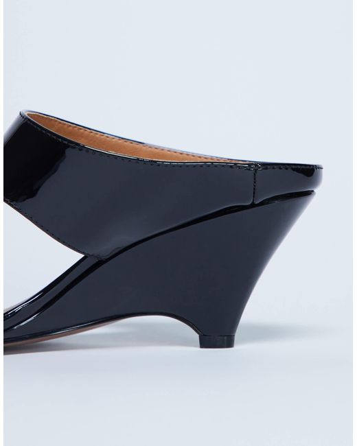 TOPSHOP Blue – ally – zehensteg-sandalen
