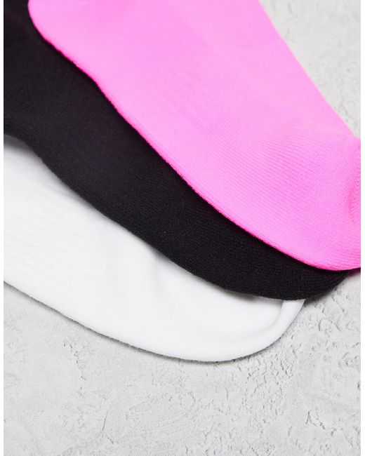4505 – laufsocken mit riststütze und antibakterieller beschichtung in Pink für Herren