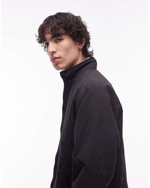 Gramicci Blue Reversible Sherpa Jacket for men