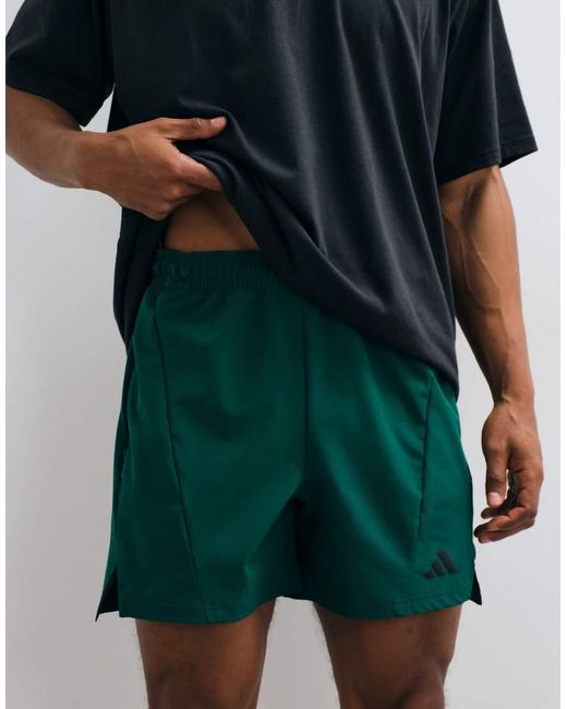 Adidas Originals Green Adidas Training D4t Shorts for men