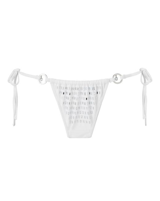Ann Summers White Bridal Pacific Pearl Cheekini Bikini Bottom