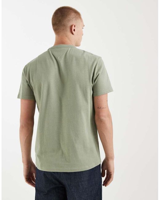 Tommy Hilfiger Gray Badge Logo T-Shirt for men