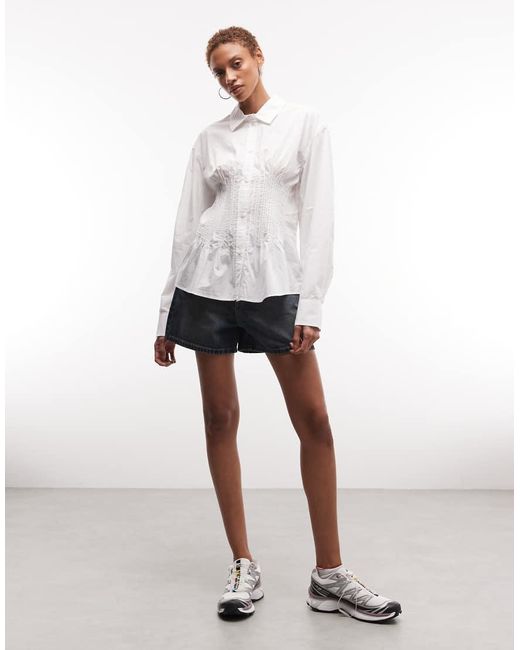 Camicia Stretta di Weekday in White