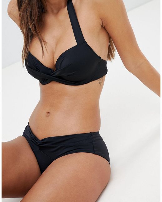 black short bikini bottoms