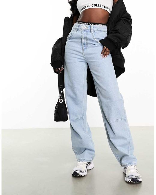 ASOS White Weekend Collective baggy Fit Jeans