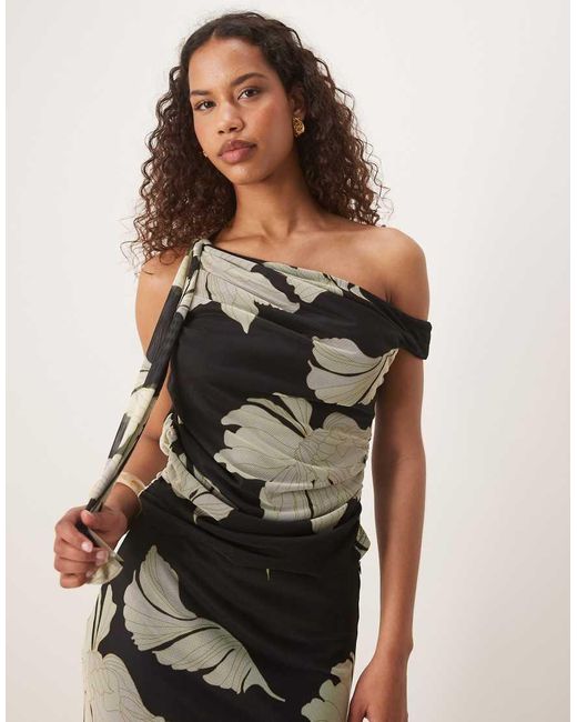 Pretty Lavish Natural Shea Jersey Tie Top Co-ord