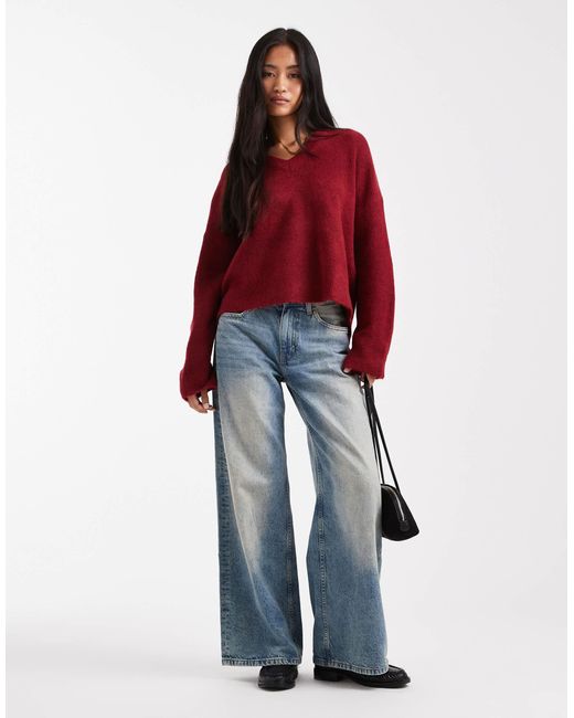 ASOS Red – kastiger strickpullover