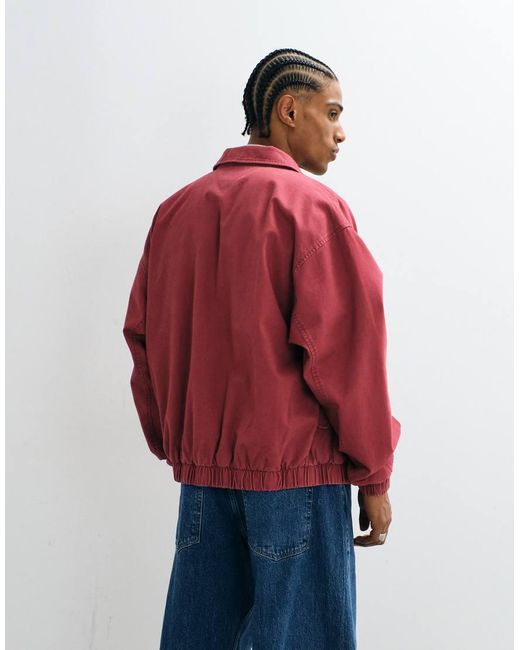 Tommy Hilfiger Red Harrington Jacket for men
