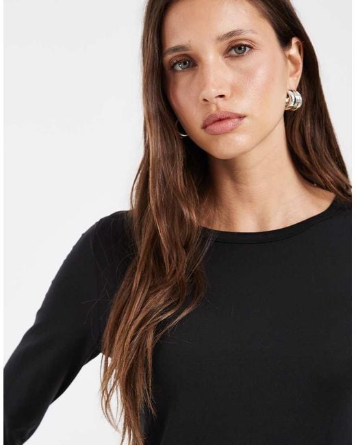 Vero Moda Black Long Sleeve T-shirt