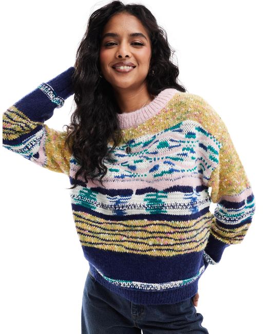 Object Blue Premium Mixed Yarn Jumper