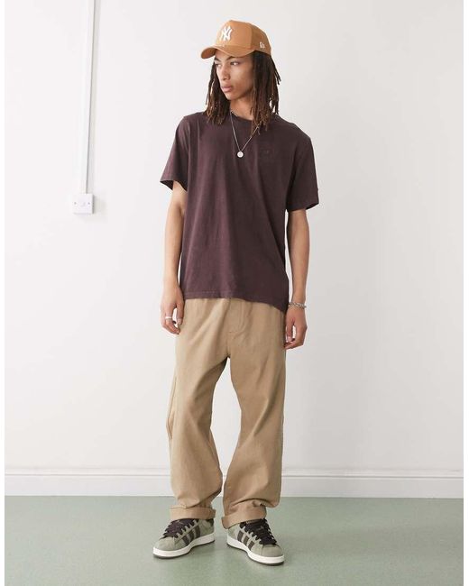 Champion Brown Crewneck T-Shirt for men