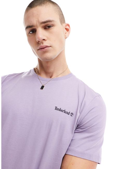 Timberland – t-shirt in Purple für Herren