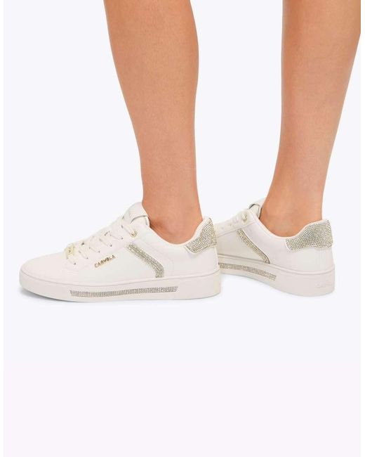 Carvela Kurt Geiger White Daze Jewel Trainers