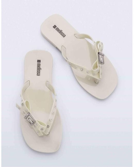Melissa White Harmonic Squared Thong