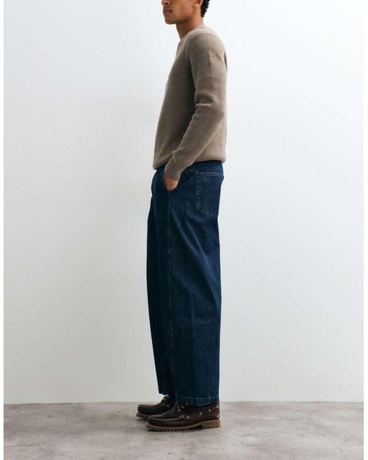 ASOS Blue Barrel Jeans for men
