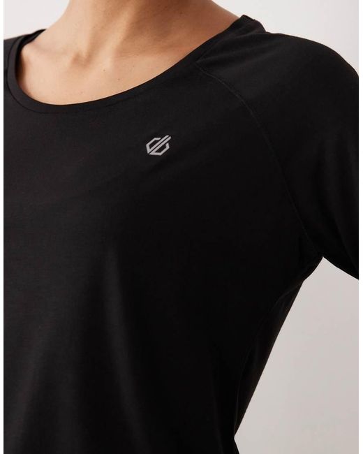Dare 2b Black Lightweight Quick-Dry Serenity Long Sleeved T-Shirt
