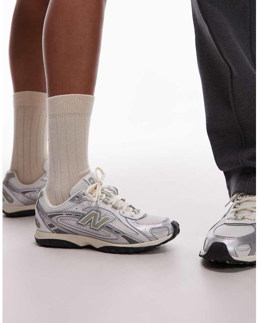 New Balance White 204l Unisex Trainers