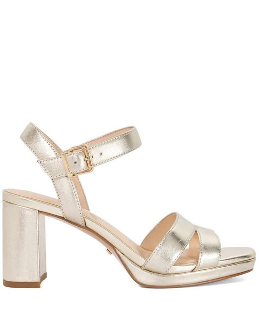 Dune Metallic Manifesting Smart Sandals