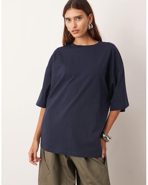 ARRANGE Blue – hochwertiges, schweres oversize-t-shirt