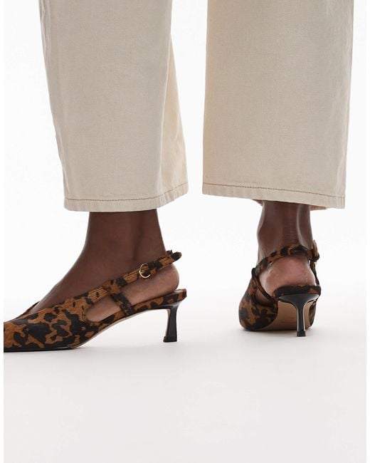 & Other Stories Natural Slingback Pointed Heels